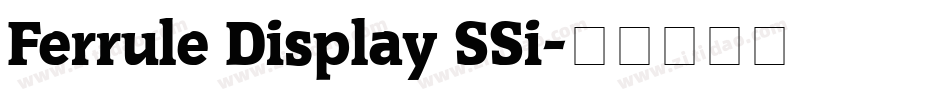 Ferrule Display SSi字体转换